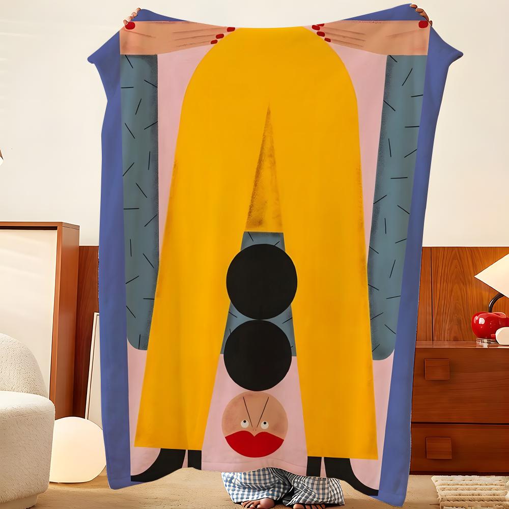 Artist S-Stefhany Y-YLozano Throw Flannel Throw Blanket, Lightweight Cozy, Durable Washable cute Cool
