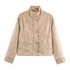 European and American Style, New Women's Clothing, Fashionable, Casual Suede Effect Jacket Jacket 3046278