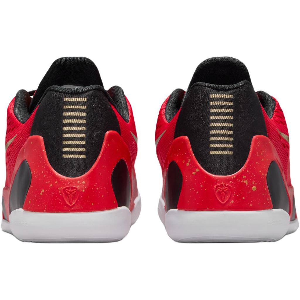 Nike Kobe 9 Rebound Breathable Support Low top Children's Basketball Shoes University Red Unisex IM9569-600