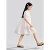 Big Girls Puff Sleeve Short Sleeve Princess Dress Casual Summer Sweet Kids Dress