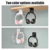 Wall Mount Headphone Stand Plastic Earphone Display Stand Universal Headset Rack Holder