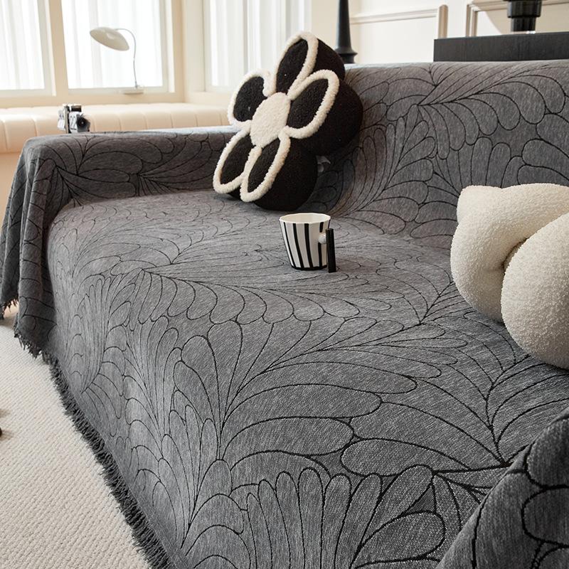 Simple Modern Sofa Cover Cloth New Sofa Cover All-inclusive Universal Four-season Dustproof and Cat Claw-proof Sofa Cushion