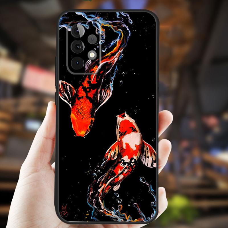 Koi Karpfen Hülle Für Samsung Galaxy A26 A54 A14 A36 A16 A33 A56 A15 A55 A53 A35 A22 A32 A52 A34 A05 A06