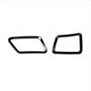 RUIQ Toyota New Prius 60 Series Dedicated Interior Front Upper Air Conditioning Ring Garnish Air Vent Panel (Piano Black)