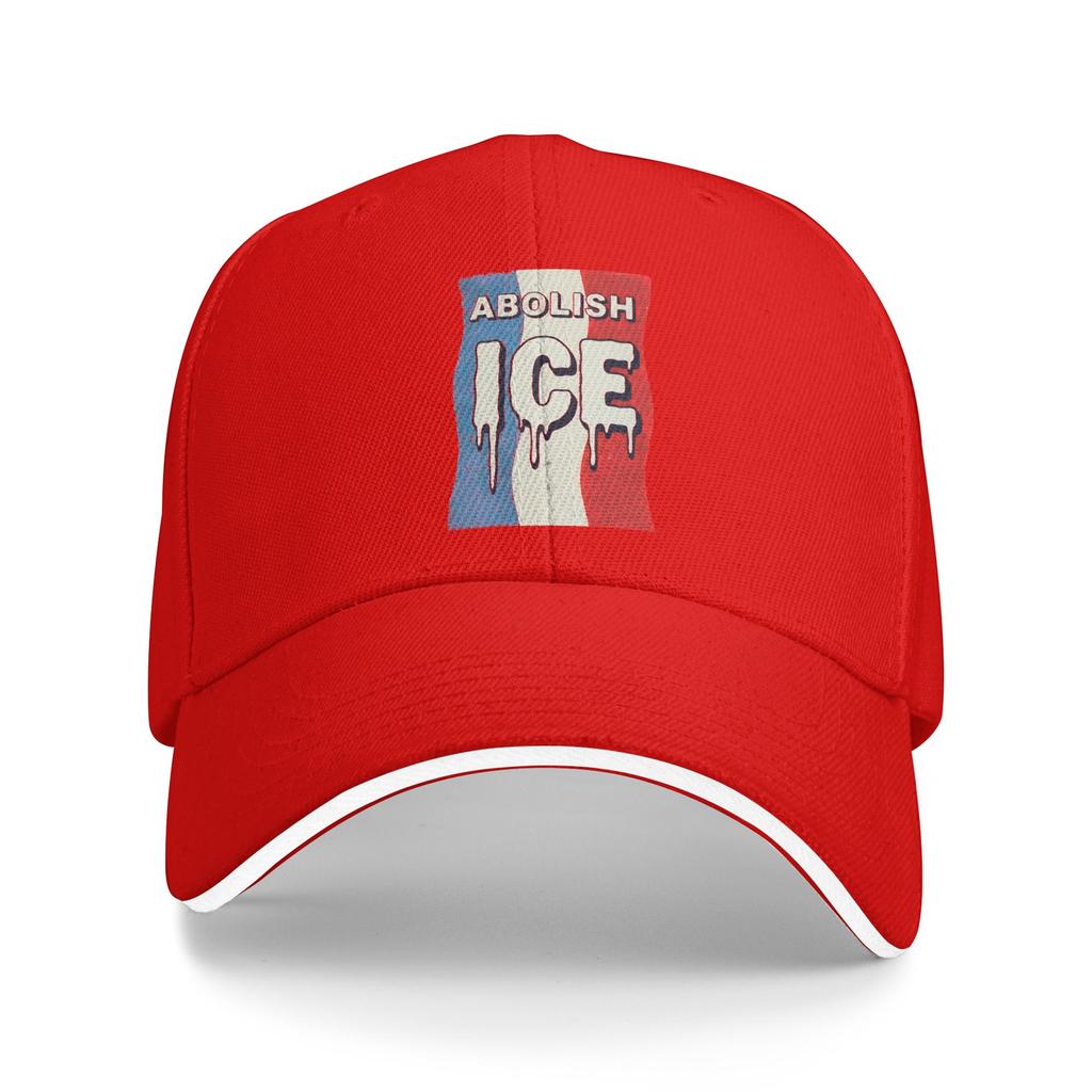 Summer Casual Baseball Cap Abolish Ice Anti ICE Running Hippie Trucker Hat For Couple Women Sun Viso Fitted Retro Baseball Caps