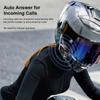 Motorcycle Intercom Helmet BT Headset Compatible with a Variety of Helmets