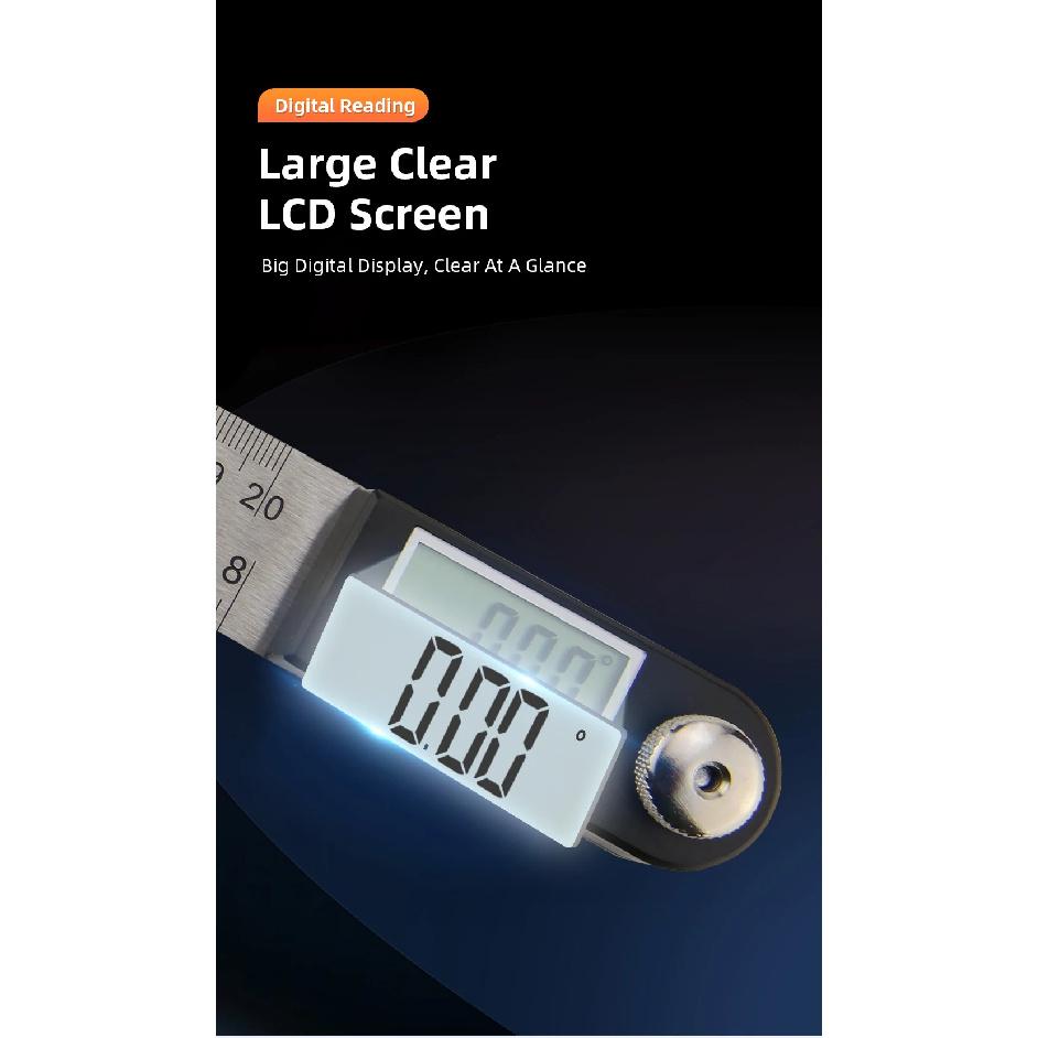 Protractor Digital Goniometer Electronic Digital Angle Gauge Angle Finder Metal Angle Ruler Digital Angel Meter Carpentry Tools