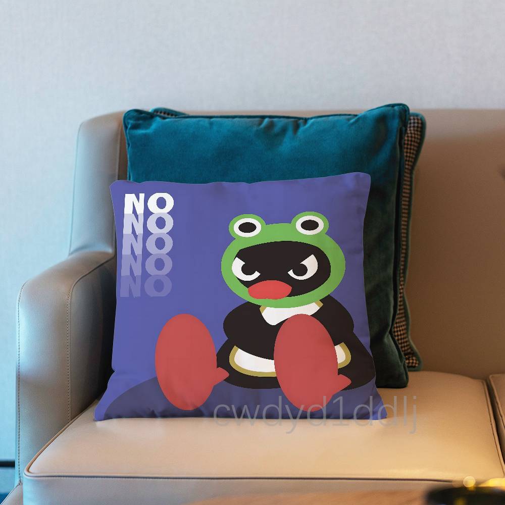 PPINGU Pingu Cute Pillow Case Cover Square Sofa With For Pattern Comfortable Cushion suitable Of Room