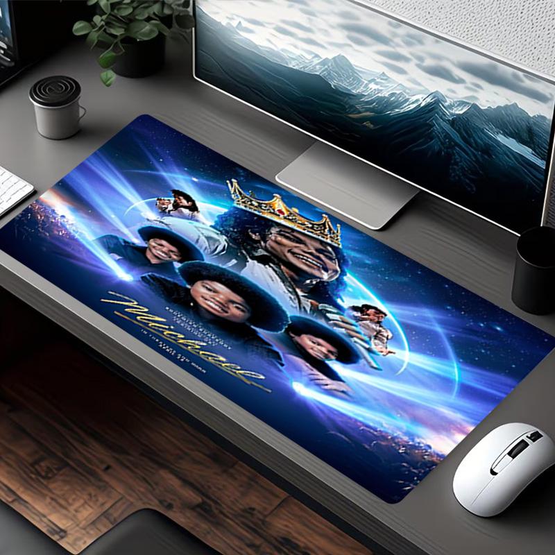 Michael Jackson Print Mouse Pad, for Keyboard Pad Laptop PC Mat for Office Home Use, Desk Decor, Perfect Birthday Gift for Gamers