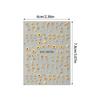 5D Daisy Nail Stickers For Japanese Style DIY Manicure Decoration