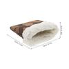 Warm Pet Sleep Sack Sleeping Bag for Small Pets Hamsters Rabbits Wrap Blanket Nest Mat Sleeping Mat Random Color