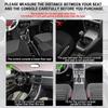 Car Seat Gap Filler Organizer, 2 Pack Multifunctional Car Seat Organizer, Auto Console Side Storage Box with Cup Holders 2 Seat Hooks for Drink, Car