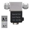 Aquarium CO2 Single and Double Head Solenoid Valve, Wanyin ZRDR Low Temperature Solenoid Valve DIY Automatic Switch Solenoid Valve