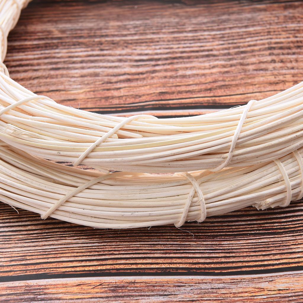 Künstlicher Weihnachtskranz Rattan Dekorative Hängekranz für Haustür Fensterbänke Regale Kaminsims