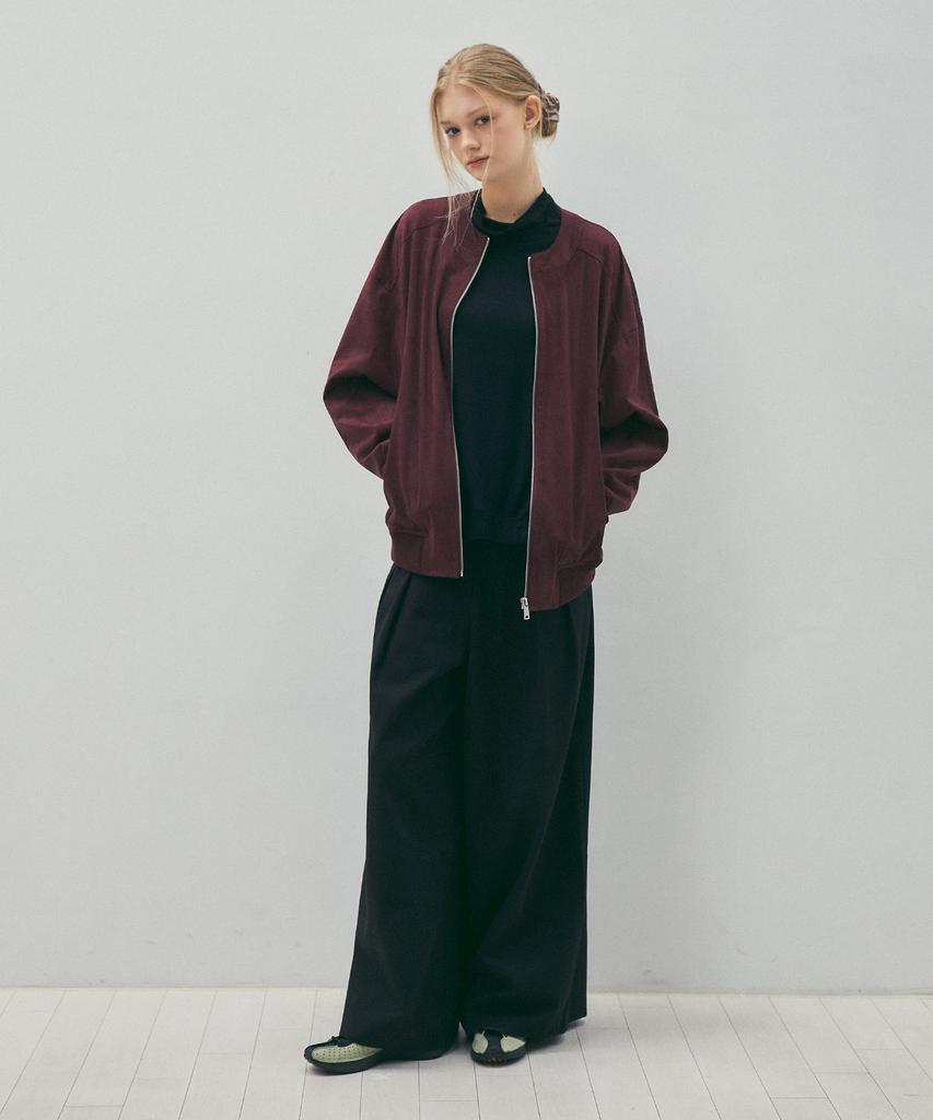 CITTA Like Skirt Maxi Wide Slacks_Ctb554(Black)