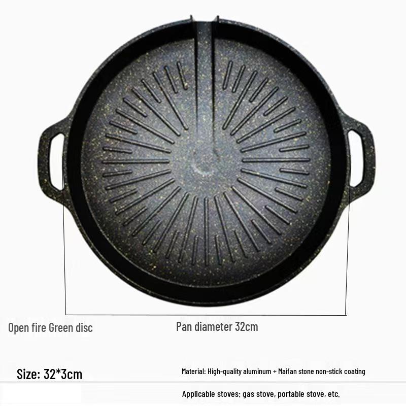 Outdoor Maifan Stone Griddle: Korean BBQ & Teppanyaki Cassette Stove