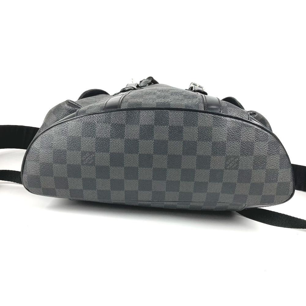 Louis Vuitton N41379 Damier Graphite Christopher MM Backpack Black