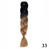 Braids Hair Extensions Balayage Ombre DIY Quick Weave Braiding Hair for Cosplay Daily Use for Women