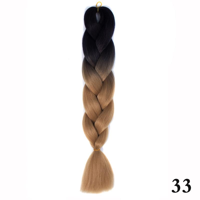 Braids Hair Extensions Balayage Ombre DIY Quick Weave Braiding Hair for Cosplay Daily Use for Women