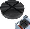 Universal Rubber Jack Pad Support Pinch Weld Slotted Floor Frame Rail Adapter Car Removal Repair Tool