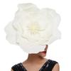 Decor flori mari Bandă pentru păr Bandă pentru cap Pălărie Fascinator Tochiu de cap Machiaj de mireasă Fotografie de bal Accesorii pentru păr