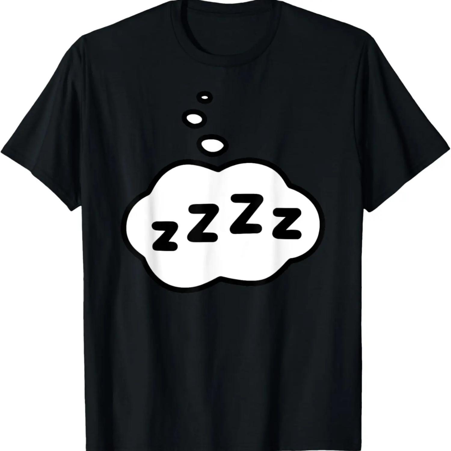 

Funny Zzz Cloud Sleep Lovers Sleeping Late Risers T-Shirt S чёрный