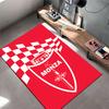 Red Carpet with AC Monza Logo suitable as a non-slip mat for the living room or bedroom sofa