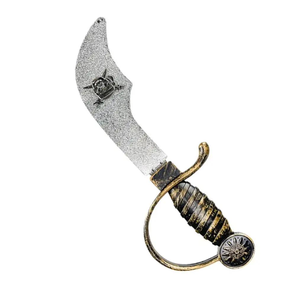 Plastic Pirate Knife Toys Cosplay Decor Toy Swords Pirate Captain Costume Party Props For Kids Favors Gift Toy C3K7
