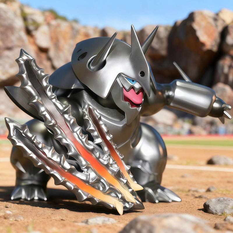 JB Studio 1/20 Mega Aggron Figure BKM Anime Trendy Model PVC Statue Desktop Decor Gift