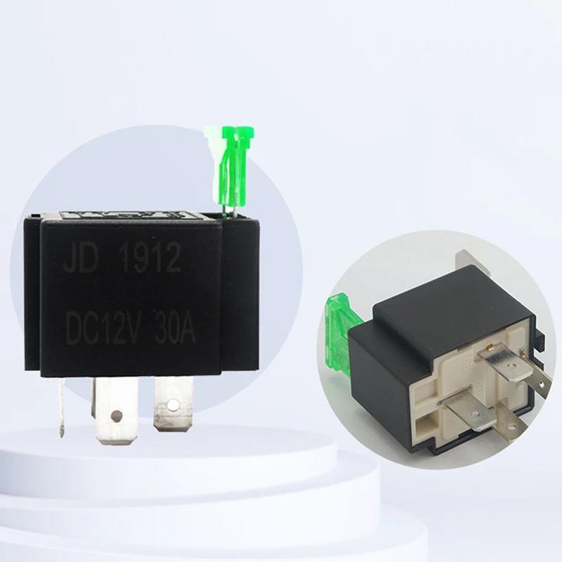 High Quality 12V DC 4 Pin Car Automotive Fused Relay 30A Normally Open Relais 40A Fuse With 4pin/5Pin Backrest Relays 5
