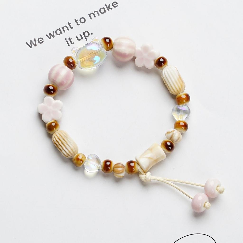 Cute KT cat Xiaohongshu hot-selling ceramic bracelet versatile cute design cartoon sweet