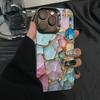 The New Colored Silver Color Stone Is Suitable for Iphone17 Mobile Phone Case Apple 15promax/14 European and American 13pro16 Personality