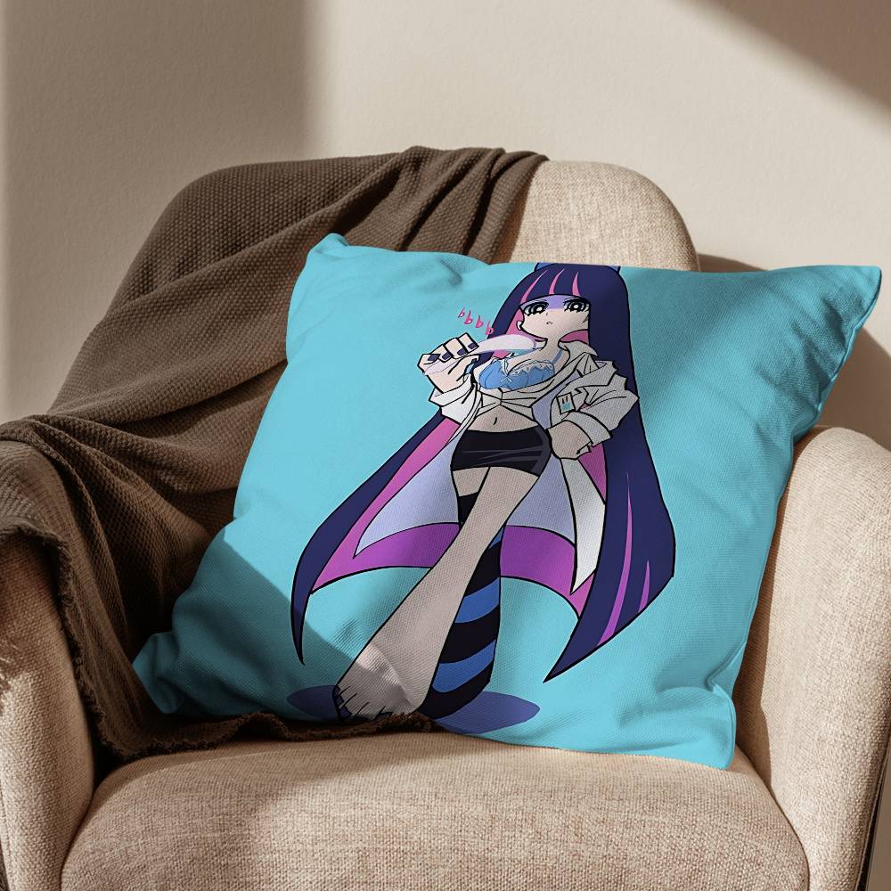 Art Panty Stocking with Garterbelt Pillow Case Living Room Sofa Cushion Cover Suitable For Home Bedroom Room Decoration