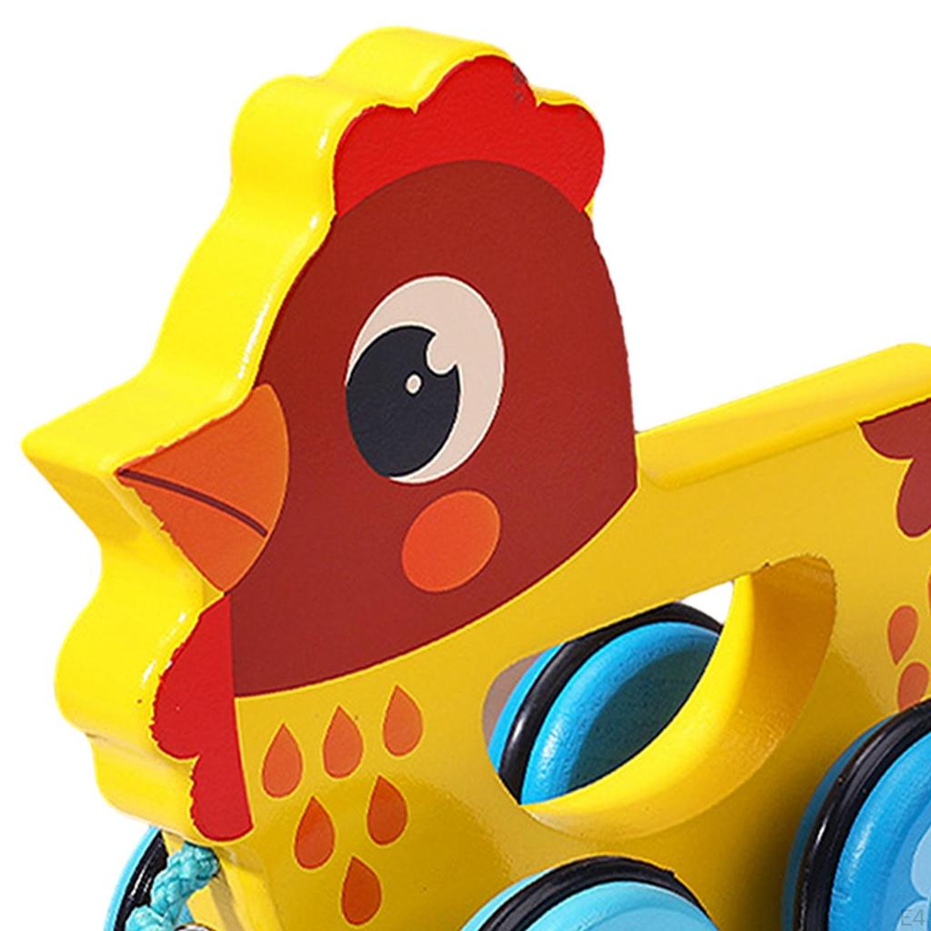 Animal , Baby Toy, Educational Pull Toy with String for Toddlers