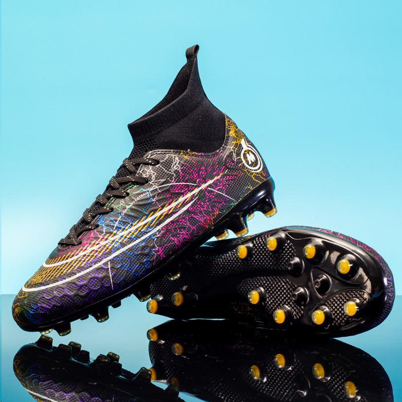 Top Breathable Football Shoes for Male and Female Students AG Long Nail TF Broken Nail Competition Shoes Hair Replacement Breathable New Style