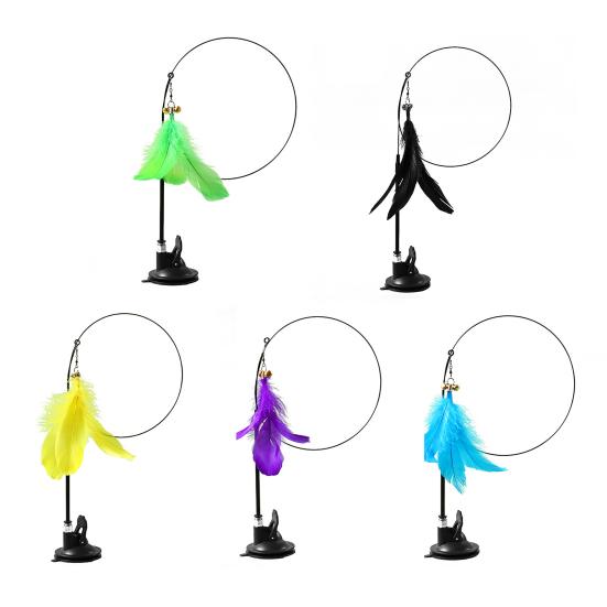 Zabawka dla kota na patyku Odpinany lekki, mocny, łagodzi nudę, ręczny zwiastun, przyssawka, różdżka, zabawka, produkt dla zwierząt