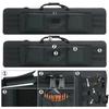 47in/120cm Tactical Rifle Backpack - Universal Carrying Case for Carbine Sniper Airsoft Guns with Shooting Accessory Compartment