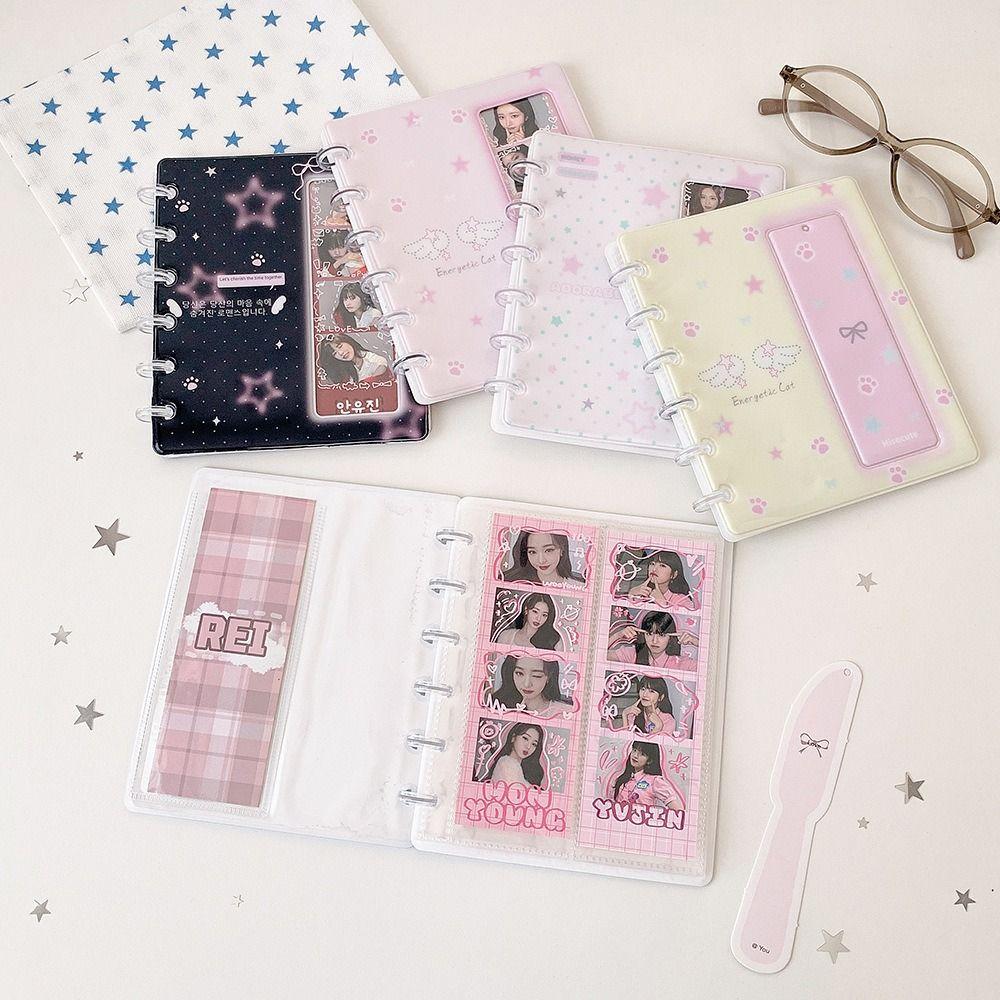 Refillable Photo Card Holder INS Photo Storage Album Card Binder Trading Card Holder