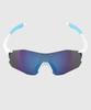 Tuditeo Une Sports Outdoor Goggles Sunglasses C3 Blue/Frame White Blue