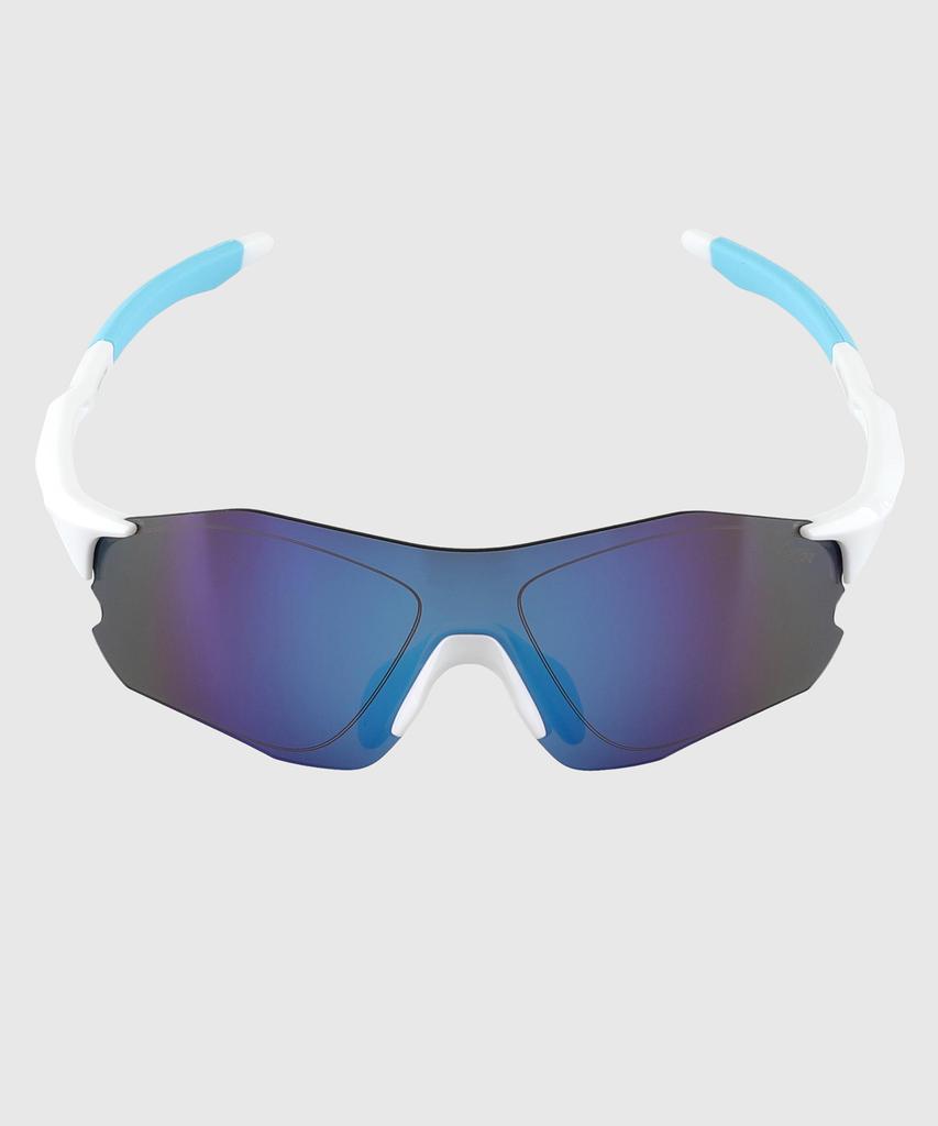 Tuditeo Une Sports Outdoor Goggles Sunglasses C3 Blue/Frame White Blue