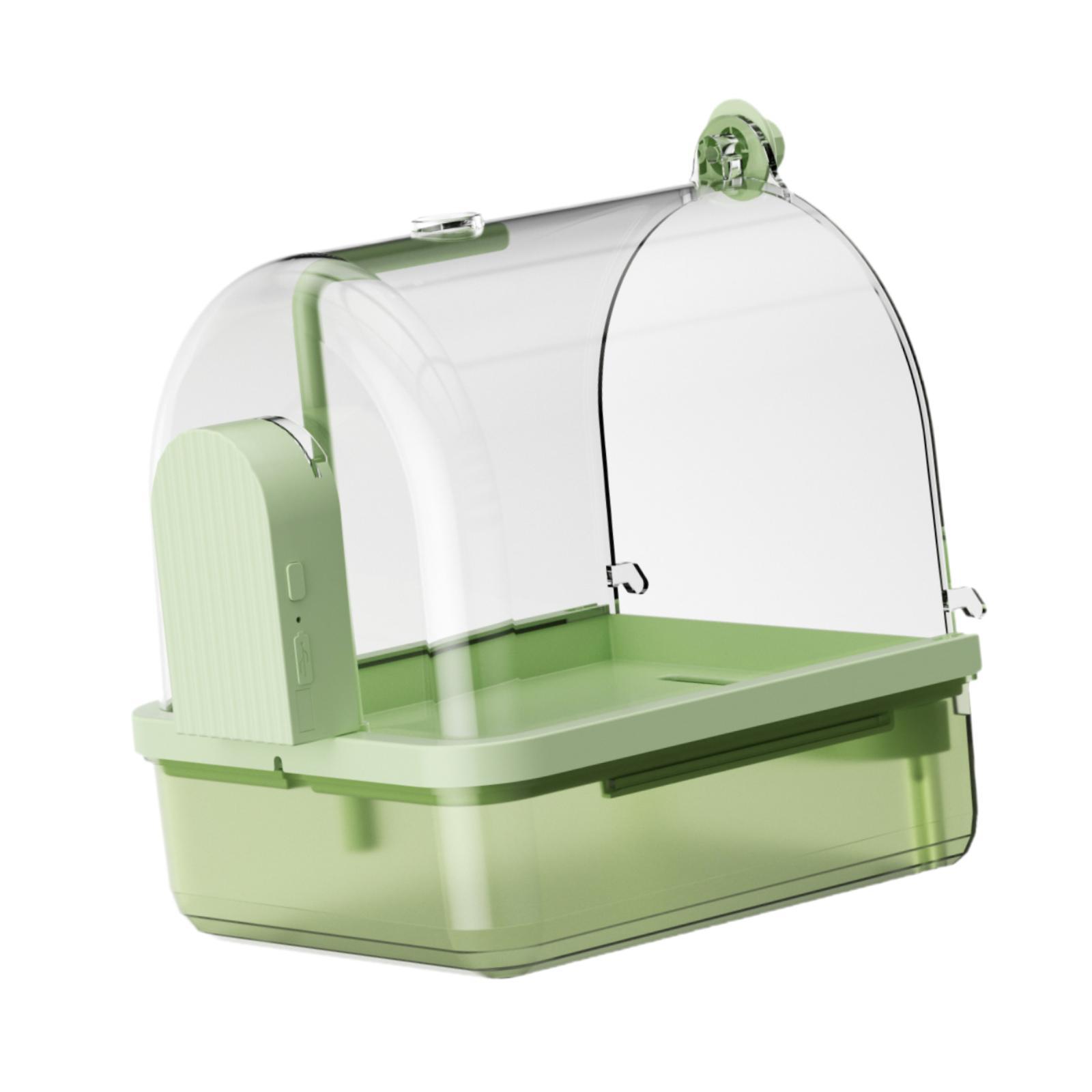 

Автоматическая ванна для птиц, клетка для волнистых попугайчиков, ванна для купания попугаев зелёный