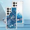 Compatible with Samsung Galaxy S24 Ultra Liquid Case Glitter Cute Clear Phone Case Shiny Quicksand Shockproof Protective Soft TPU Girly Women Case
