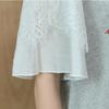 MAXZA Lace Block Emblem PrinT T shirT zc06qT029on