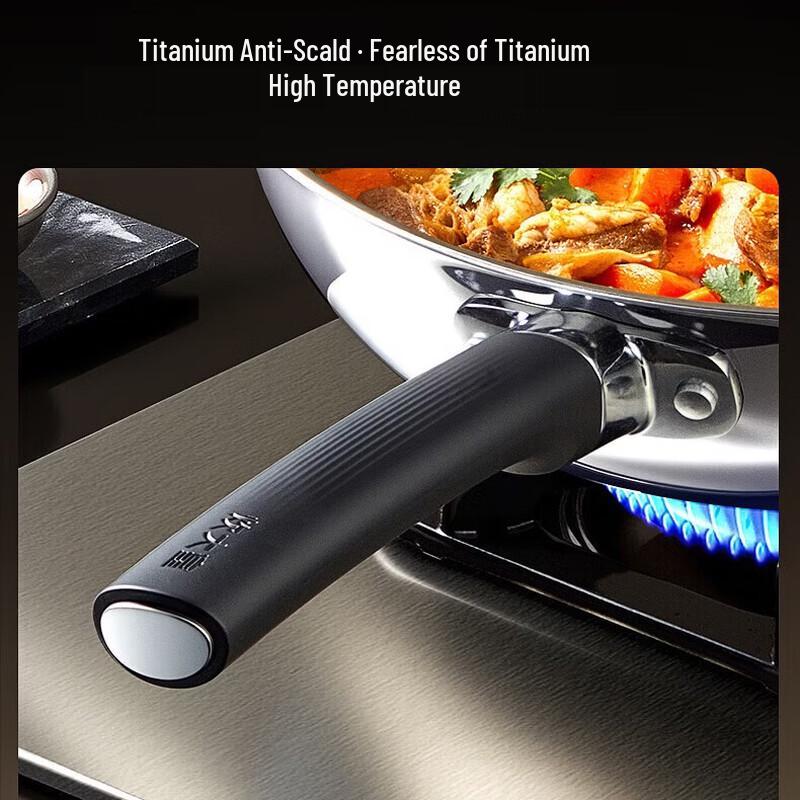COOKER KING 100% Pure Titanium Non-stick Frying Pan