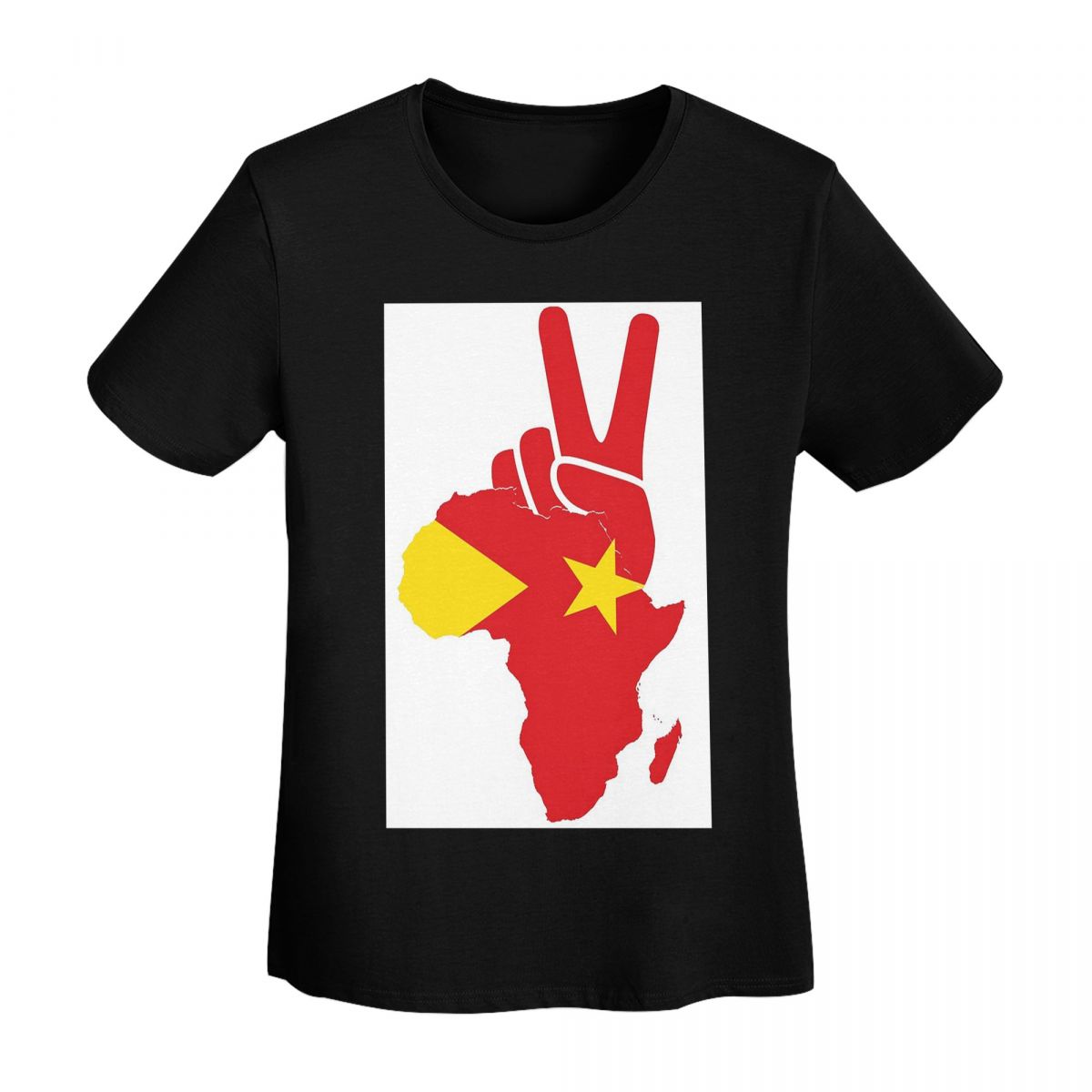 

Tigray Peace Africa Proud Flag Ethiopian Tigray TShirt Women Short Sleeve T Shirts Round Neck Clothing Cotton Tees Streetwear 4XL