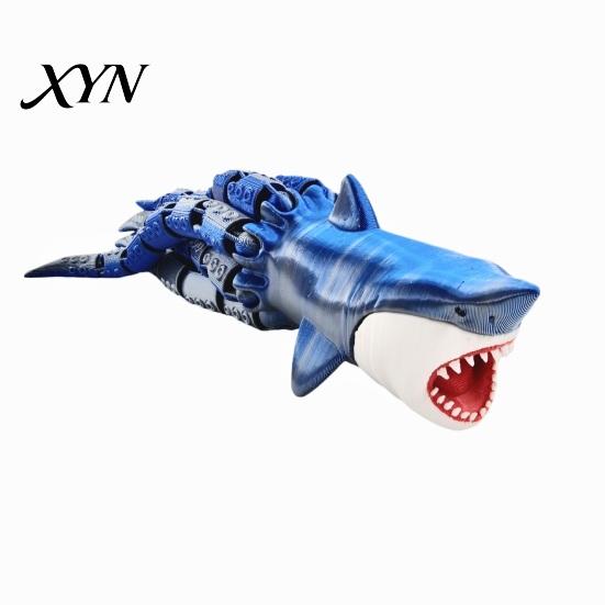Gaming Desk Decoration 3D Printed Sea Monsters, Articulated Fidget Toy, Eater Deep Creature Premium Print Collectible Collectible, Stress Relief Toy &