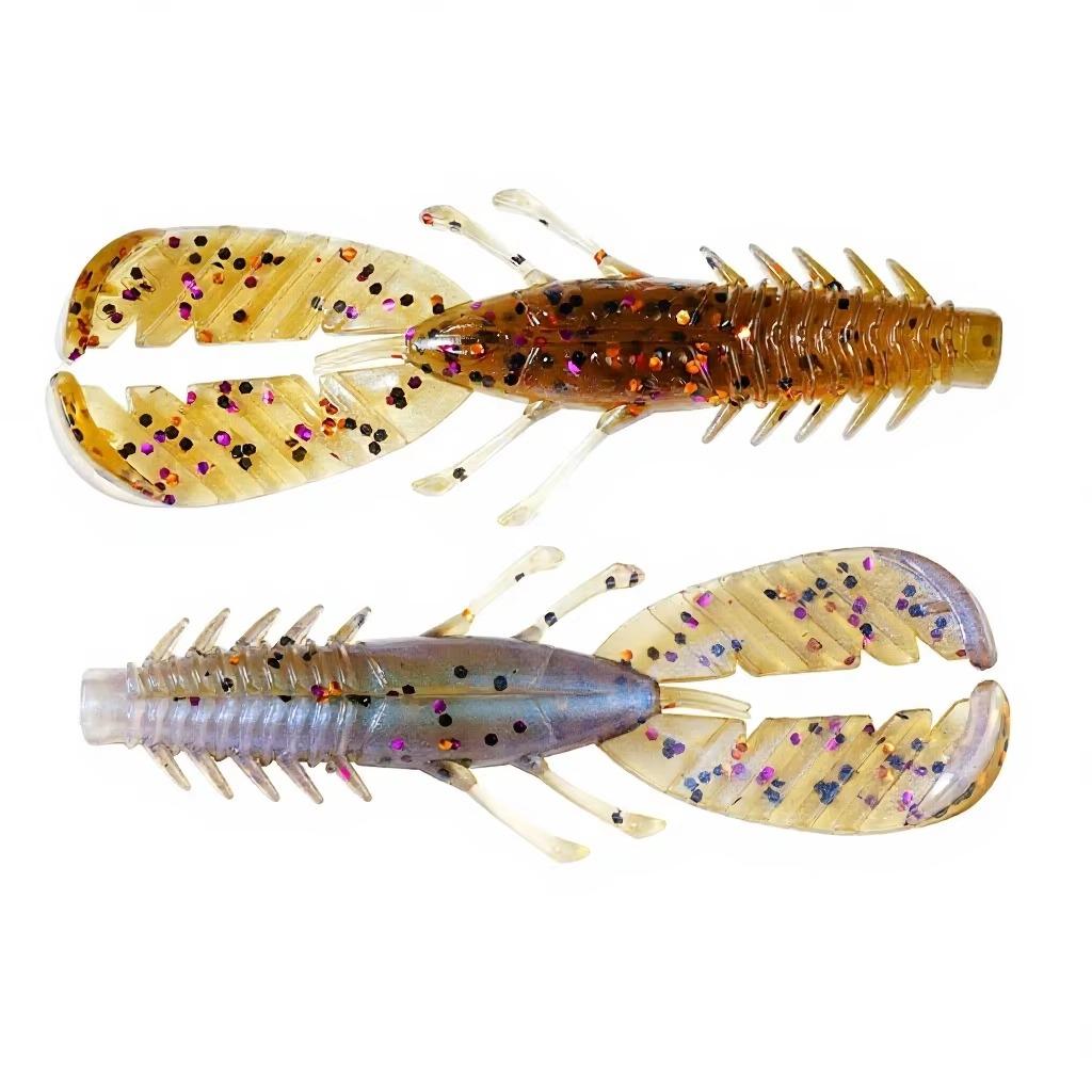 Factory Direct 75mm 3.7g Delicate Shrimp Soft Bait 8pcs Pack for Bass Carp Bottom Feeding Predator Fishing