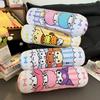55cm Cartoon Anime Long Plushies Kuromi My Melody Cinnamoroll Japanese Style Printed Pattern Cylindrical Plush Toy Washable