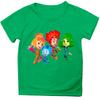 Die Fixies Grafik Kinder T-Shirt Mode Lässige Oberteile Kurzarm T-Shirt Mädchen Kleidung Sommer Rundhals T-Shirt Kinderkleidung Straße