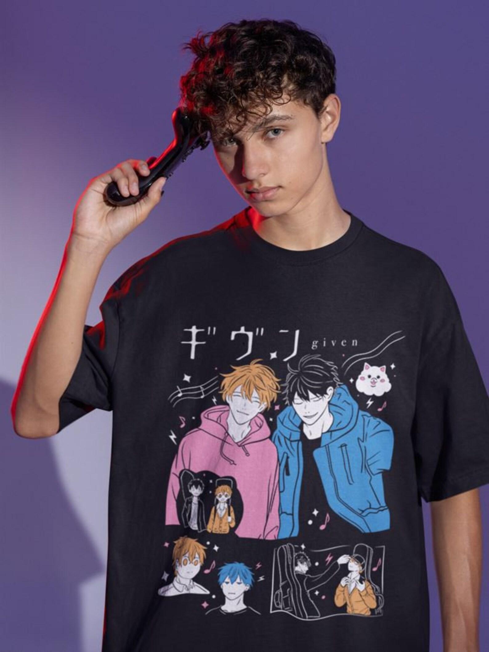 Unisex Given t shirt, Ritsuka Uenoyama shirt, Mafuyu Sato shirt, given anime sweatshirt, given anime, given gift, anime t shirt, given Shirt L